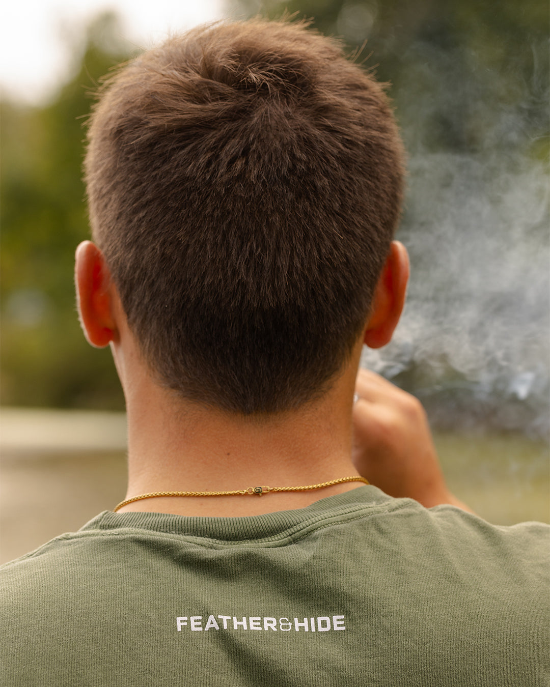 Feather and Hide golf shirt